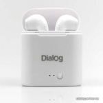 Гарнитура (микрофон+ наушники) Dialog ES-15BT White (Bluetooth 4.1, беспроводные